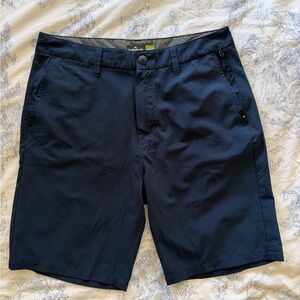 Quiksilver amphibians Dark Blue Men's Flat Front Shorts